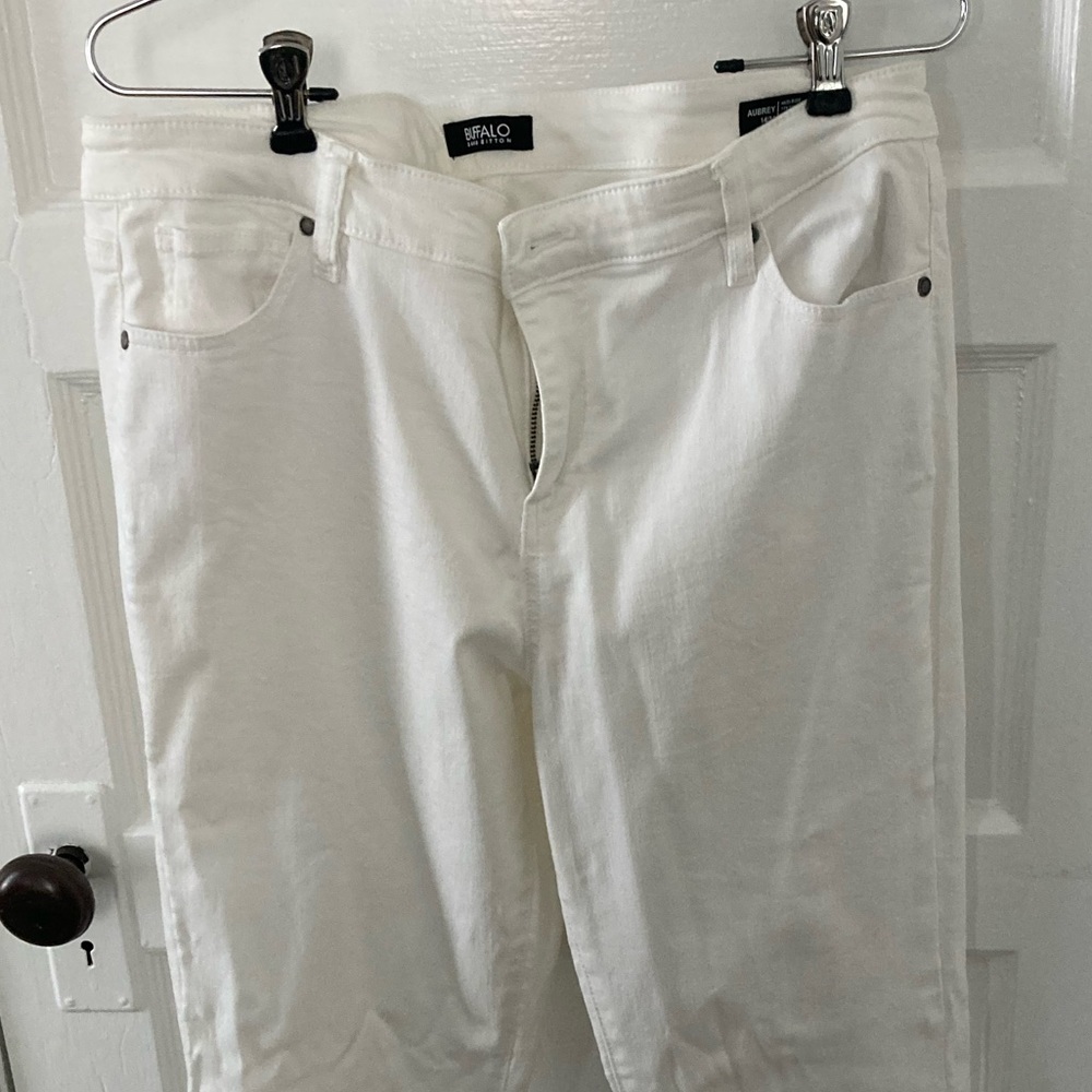 Buffalo white jeans size 14
